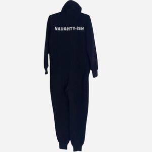 Aerie Naughty-ish Sherpa Jumpsuit Blue Size Extra Small